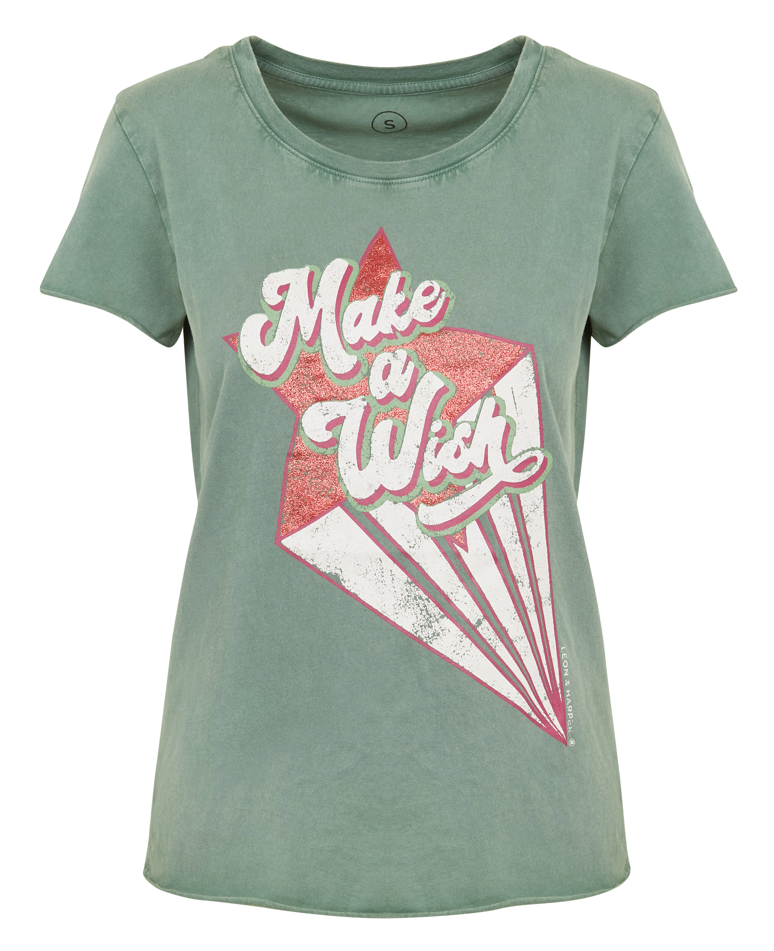 TORO - Tee-shirt col rond sérigraphié en coton bio | Vert