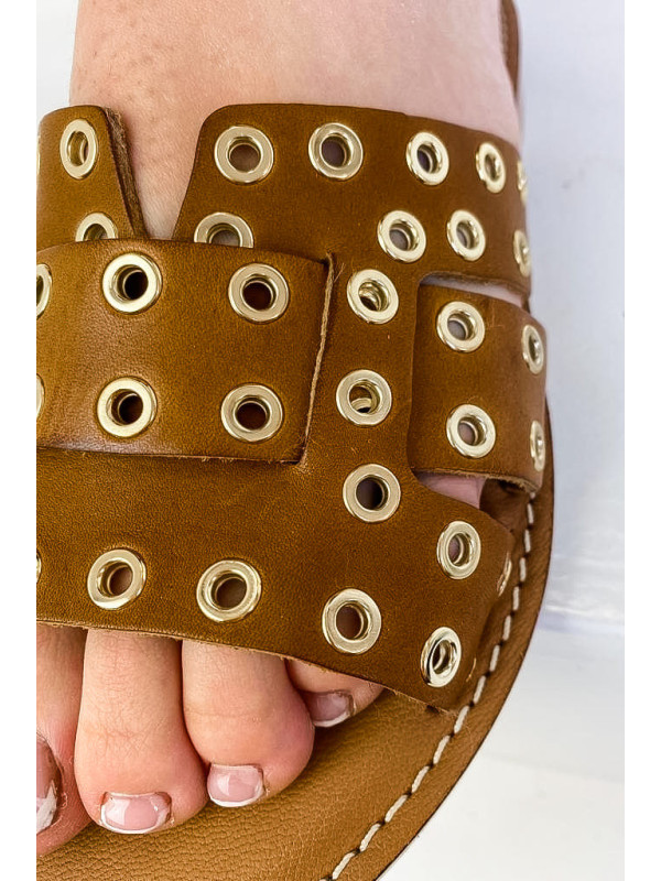 Semerdjian - Mules ALOE Marron