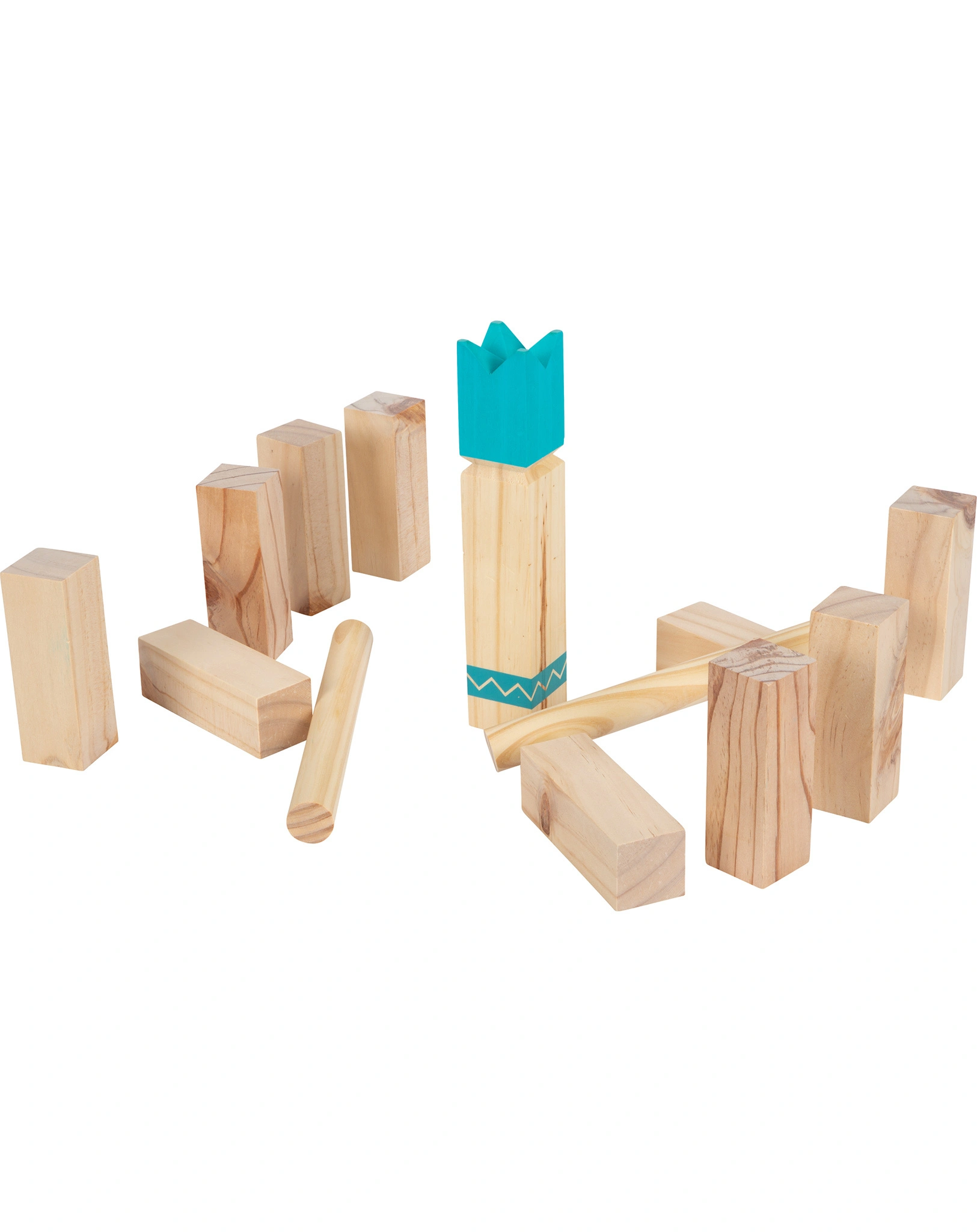 Gartenspielzeug WIKINGER KUBB - KOMPAKT 21-teilig