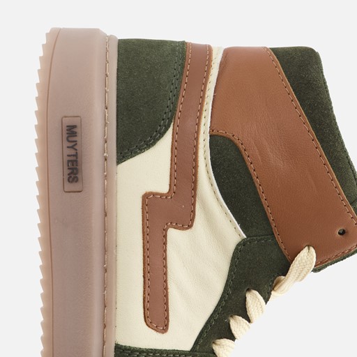 Muyters Sneakers groen Leer