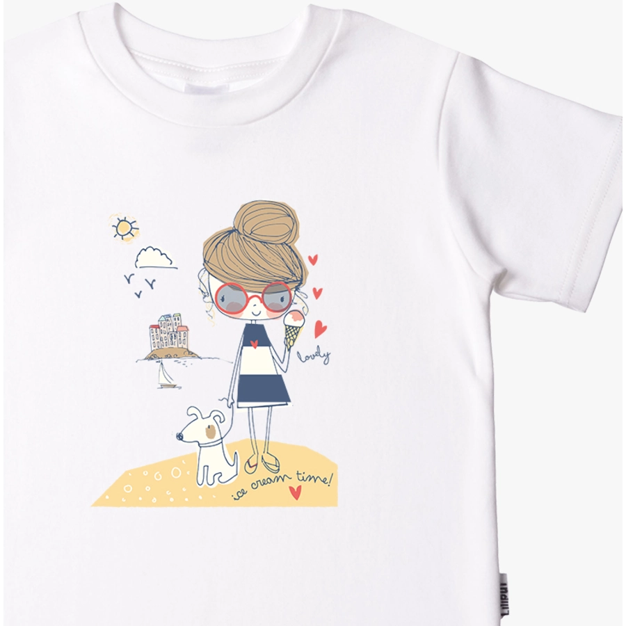 Liliput Kurzarmshirt weiß