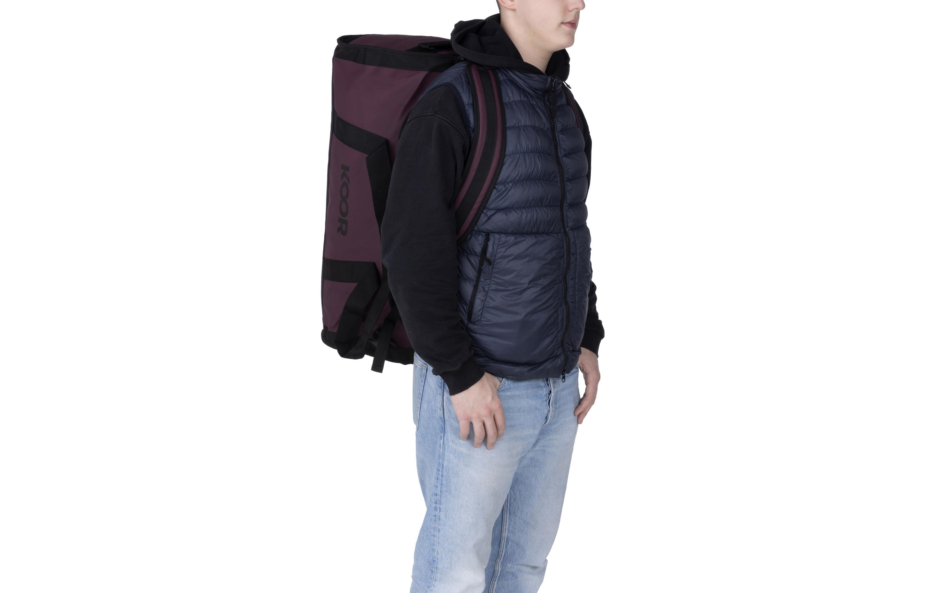 Duffle Bag Sooma 70 l, MaroonWasserabweisende Reisetasche