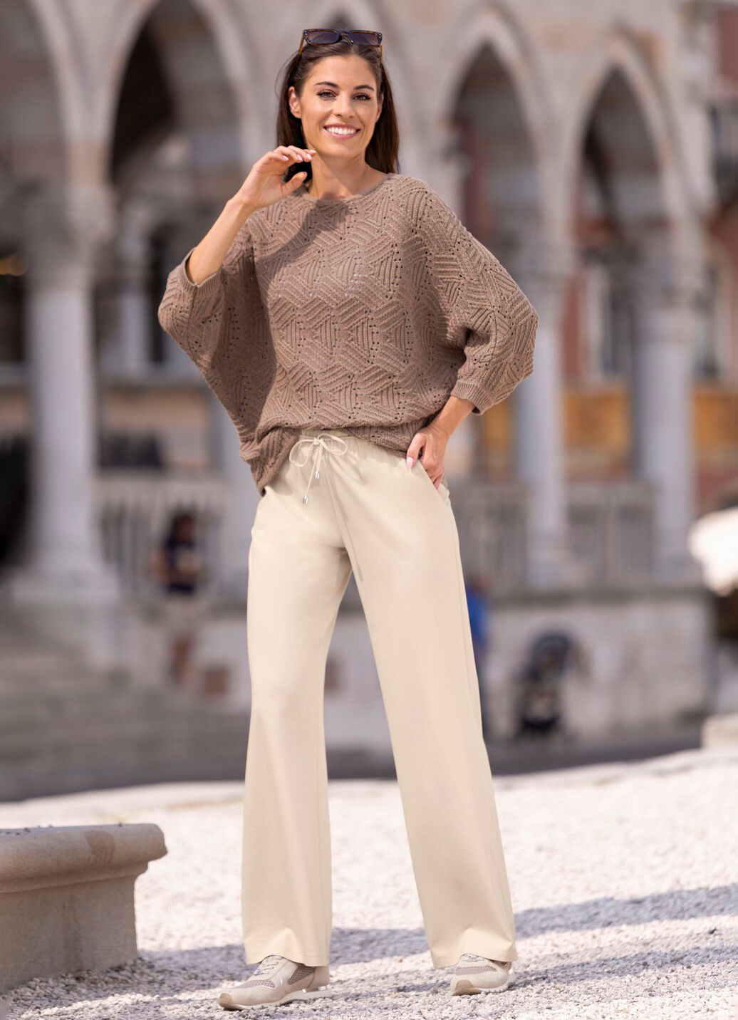 Pullover mit nachhaltig recycelter Baumwolle