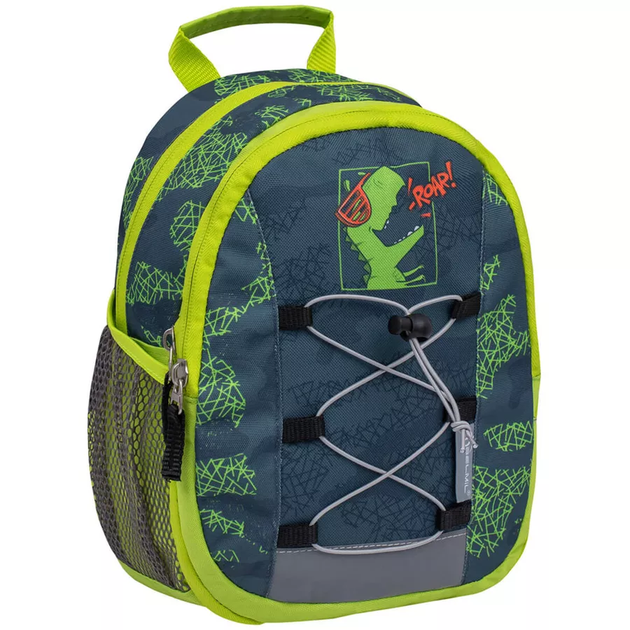 Belmil Kindergartenrucksack Mini Kiddy Kindergartenrucksack für 1-3 Jährige Kinder mit Brustgurt Roaar