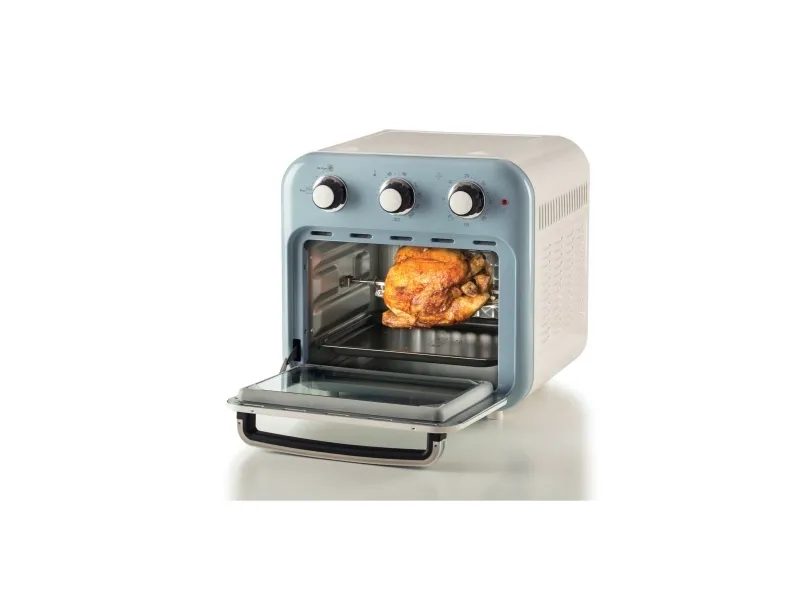 Ariete 4632/05, Varmluftsteger, 16 L, 230 °C, 60 min., Enkelt, Lyse Blå