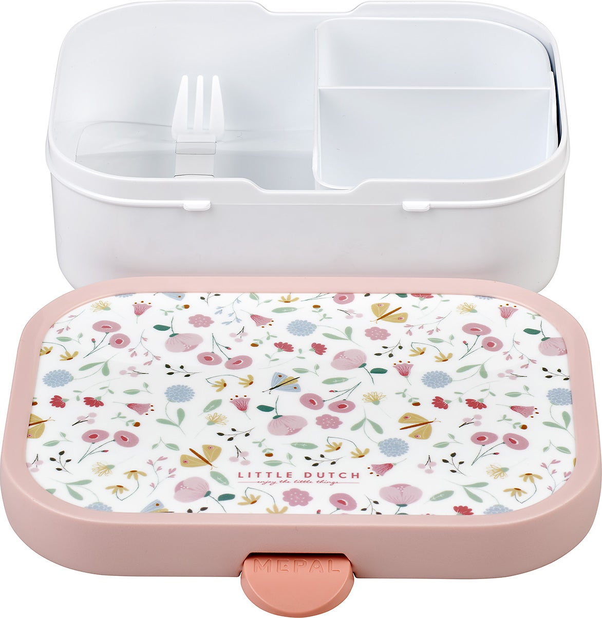 Mepal broodtrommel Campus flowers & butterflies 17,8 x 13,2 x 6,1 cm