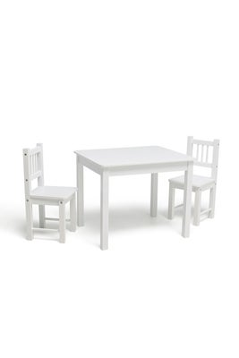 Alice & Fox LOVIS Bord og Stoler + Sofa med Oppbevaring, Hvit