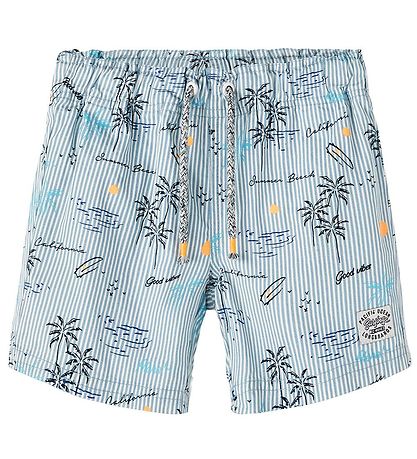 Name It Bådeshorts - NmmZaglo - Crystal Seas