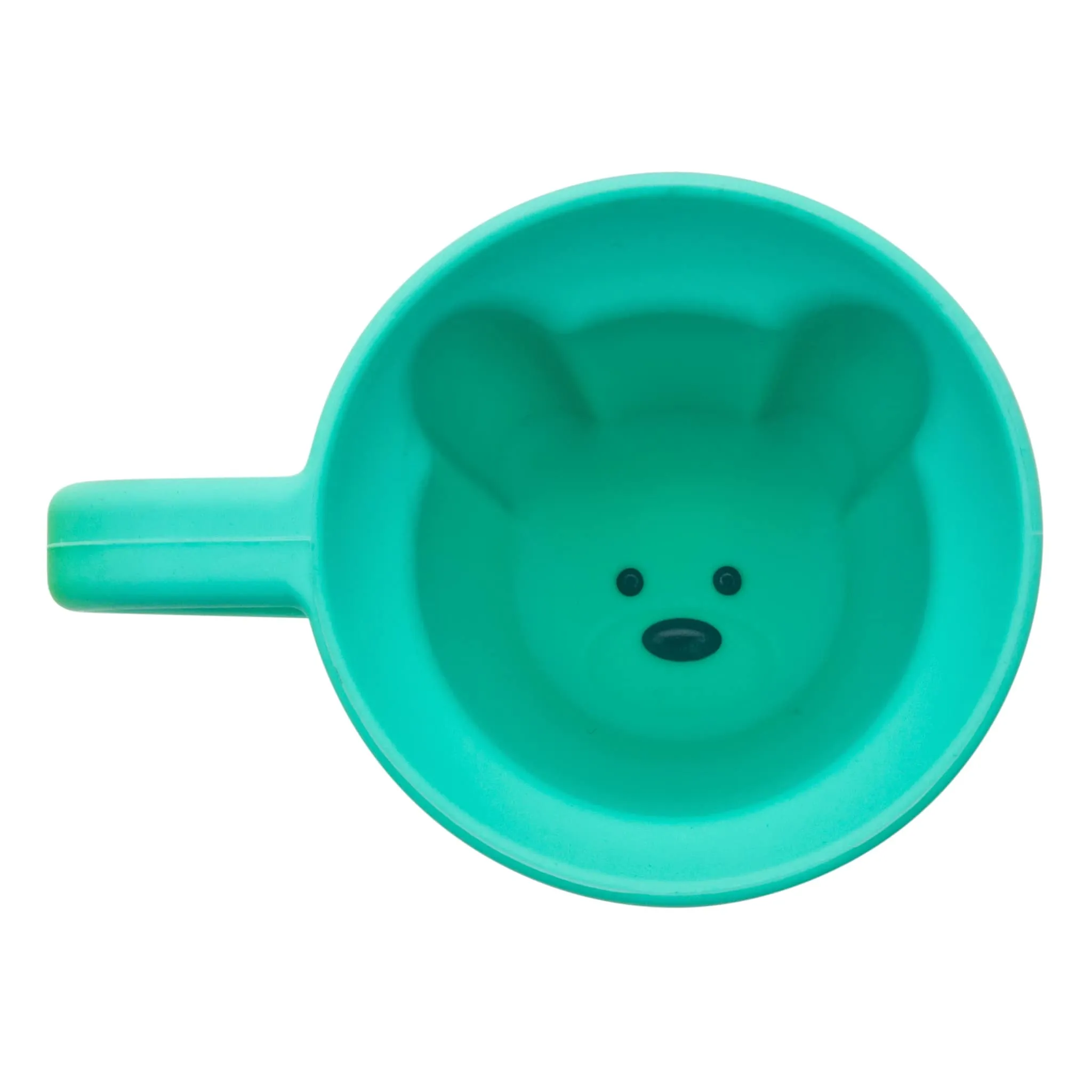 Melii Tasse (2) Ours en Silicone 200ml - Bleu  Lime
