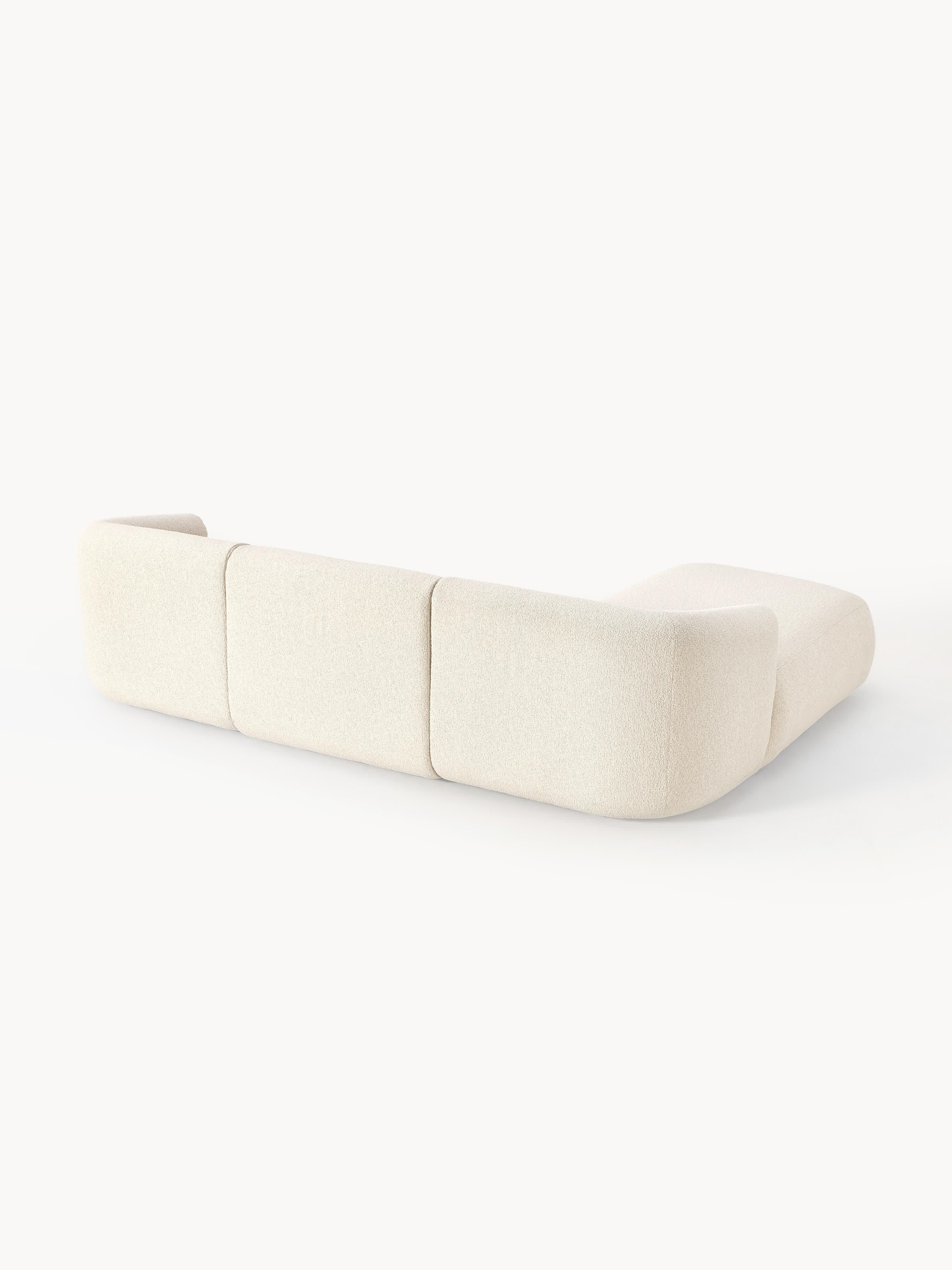 Modulaire bouclé hoekbank Sofia (3-zits)
