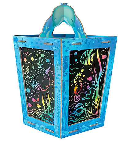 Box Candiy Kreatives Spielset - Laternen-Kratzkunst-Set - Totall