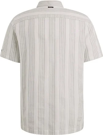 Vanguard Short Sleeve Overhemd Dobby Streep Groen VSIS2503234-7004 kopen
