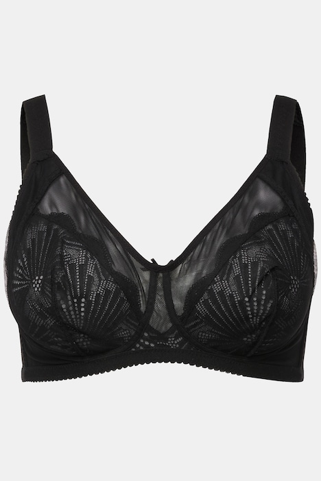BH, ohne Bügel, Mesh, Spitze, Cup B - E