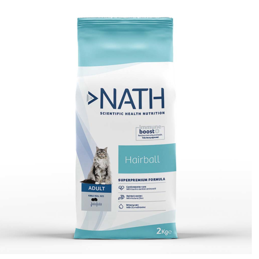 Ração Nath Adult Hairball para gatos