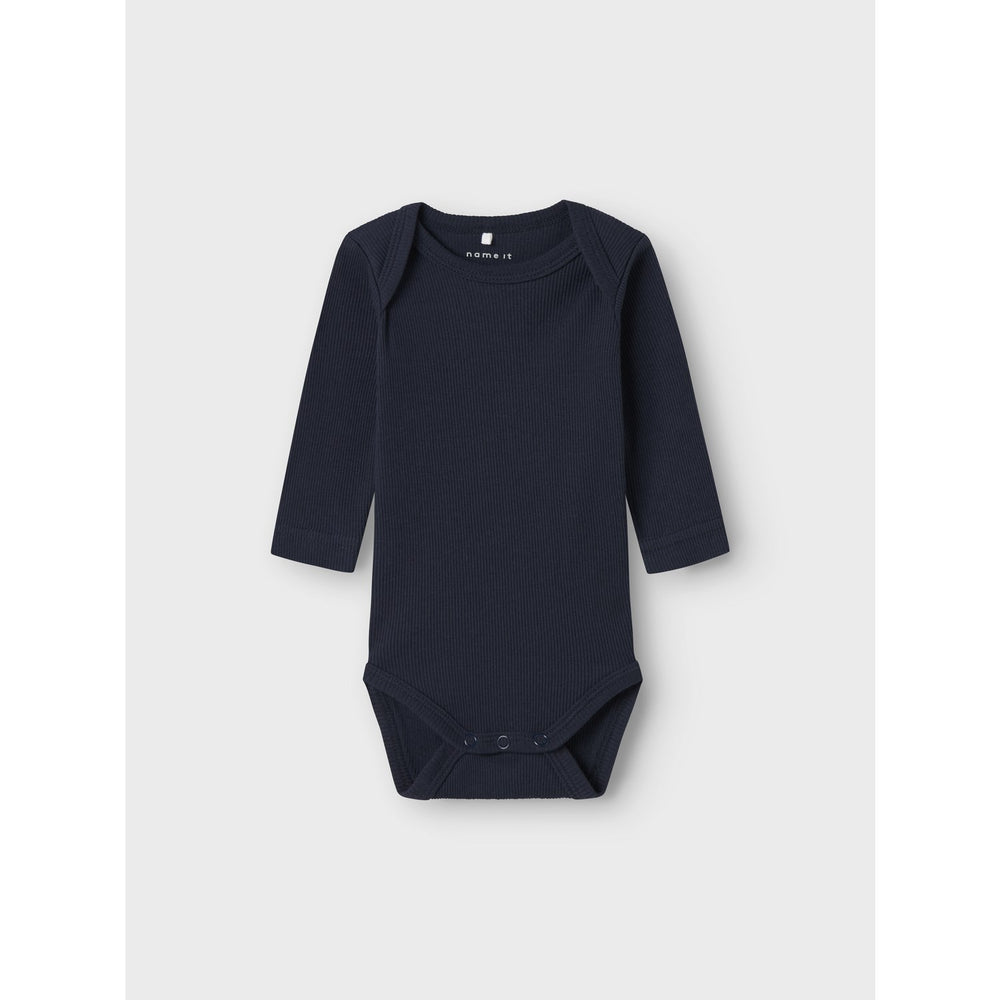 Køb Name It China Blue Body 3-pak Solid Rib