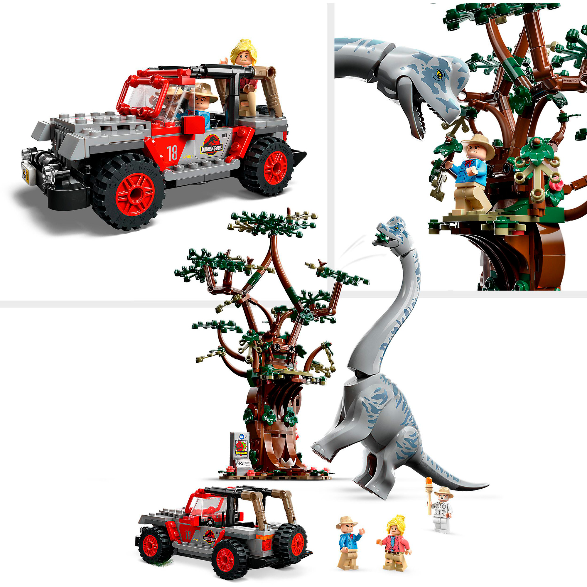 LEGO Konstruktionsspielzeug Jurassic World Entdeckung des Brachiosaurus