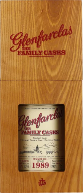 GLENFARCLAS VINTAGE 1989 FAMILY CASKS 70CL