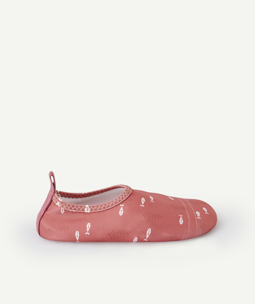 FRESKCHAUSSONS DE PLAGE ANTI-UV BÉBÉ FILLE OCEAN CORAIL