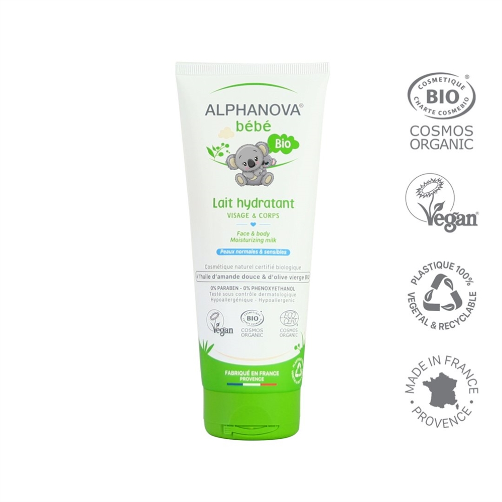ALPHANOVA BB Feuchtigkeitsmilch Milch Körper & Gesicht Tb 200 ml