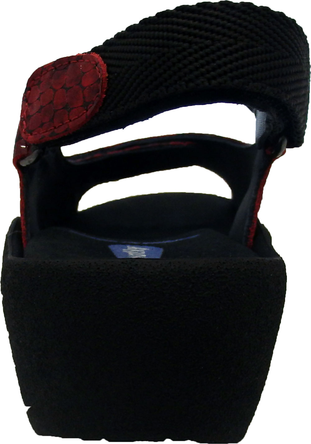 Wolky Sandale Jewel  Kroko Lackleder rot