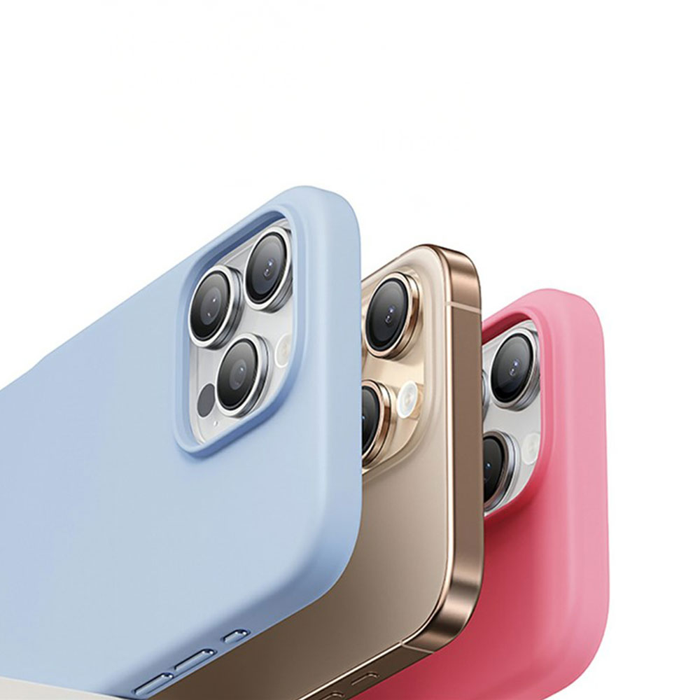 iPhone 16 Pro Max MagSafe Silikon Case Hülle - Beige