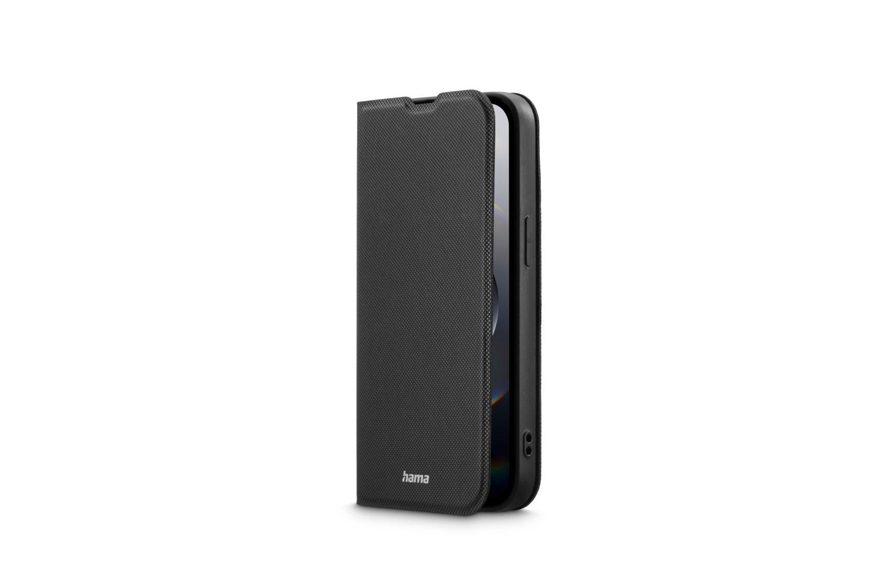Book Cover Daily Protect Schwarz für iPhone 16eHama Daily Protect Handy-Schutzhülle 15.5 cm (6.1