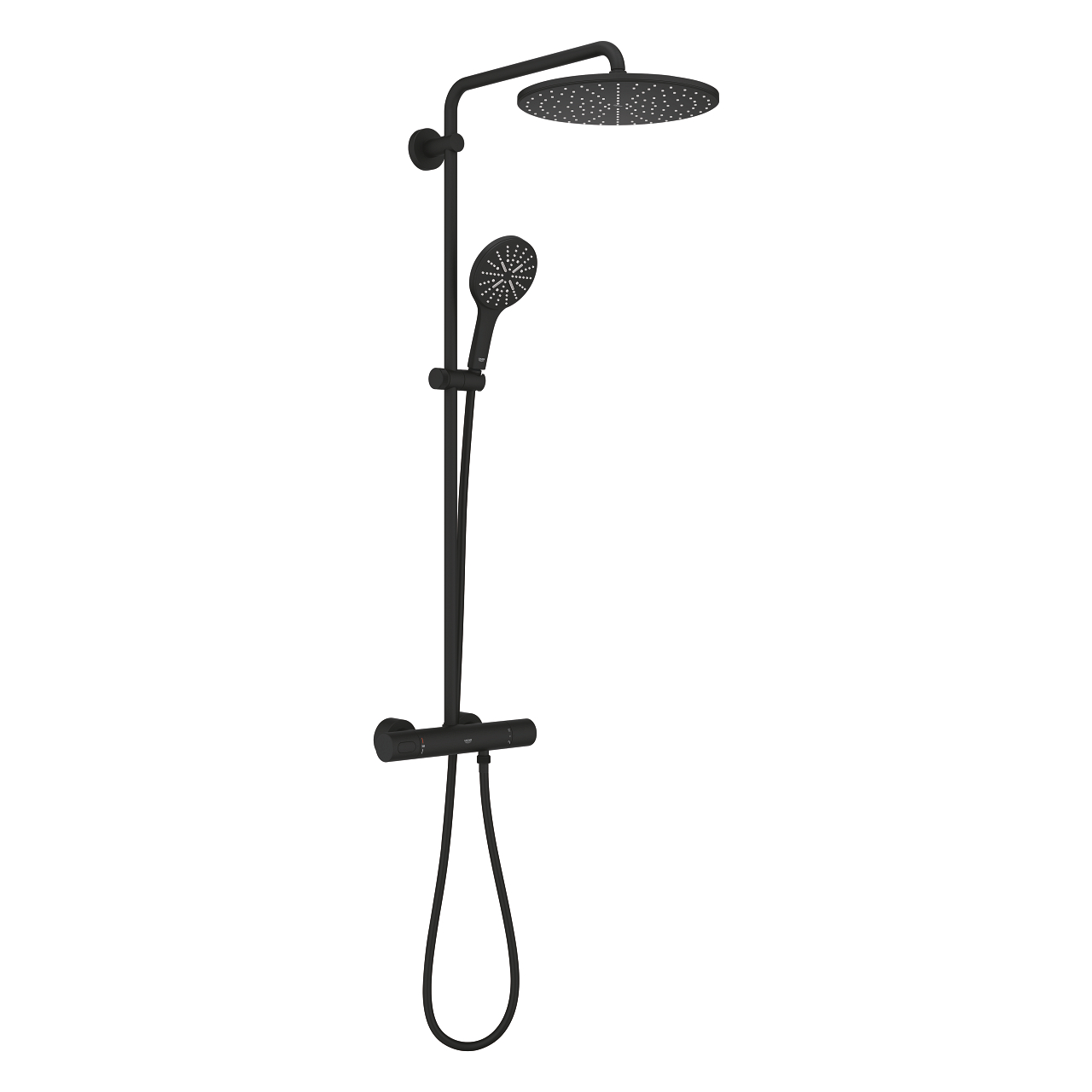 Grohe Rainshower Smartactive 310 opbouw regendouche phantom black - zwart mat