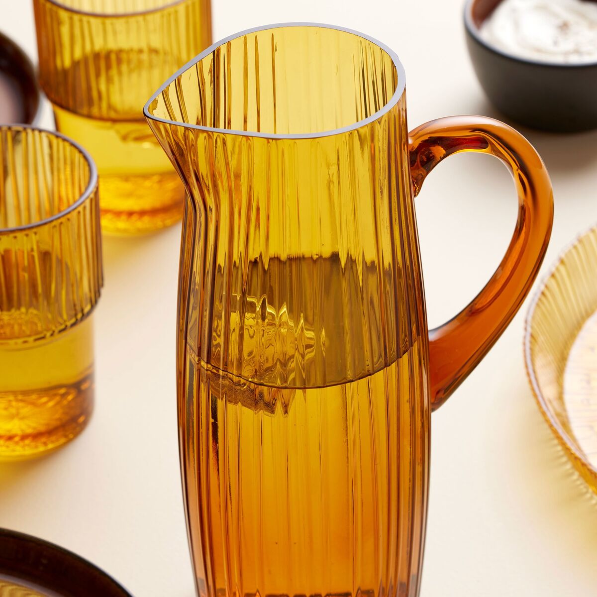 Kusintha glasskanne 1,2 liter, rav