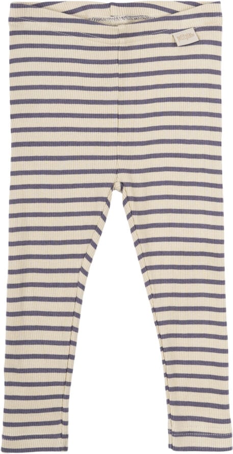 PETIT PIAO Legging Modal Striped Dusty violet/dark