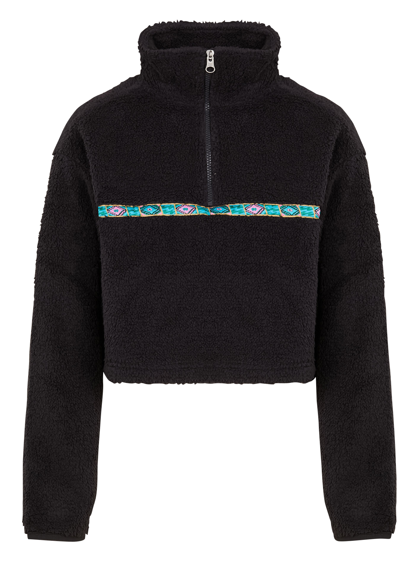 HOLIDAY - Polaire col zipé | Noir
