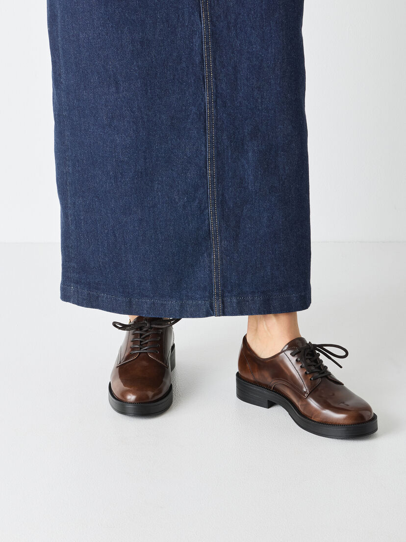 Lage schoen - bruin