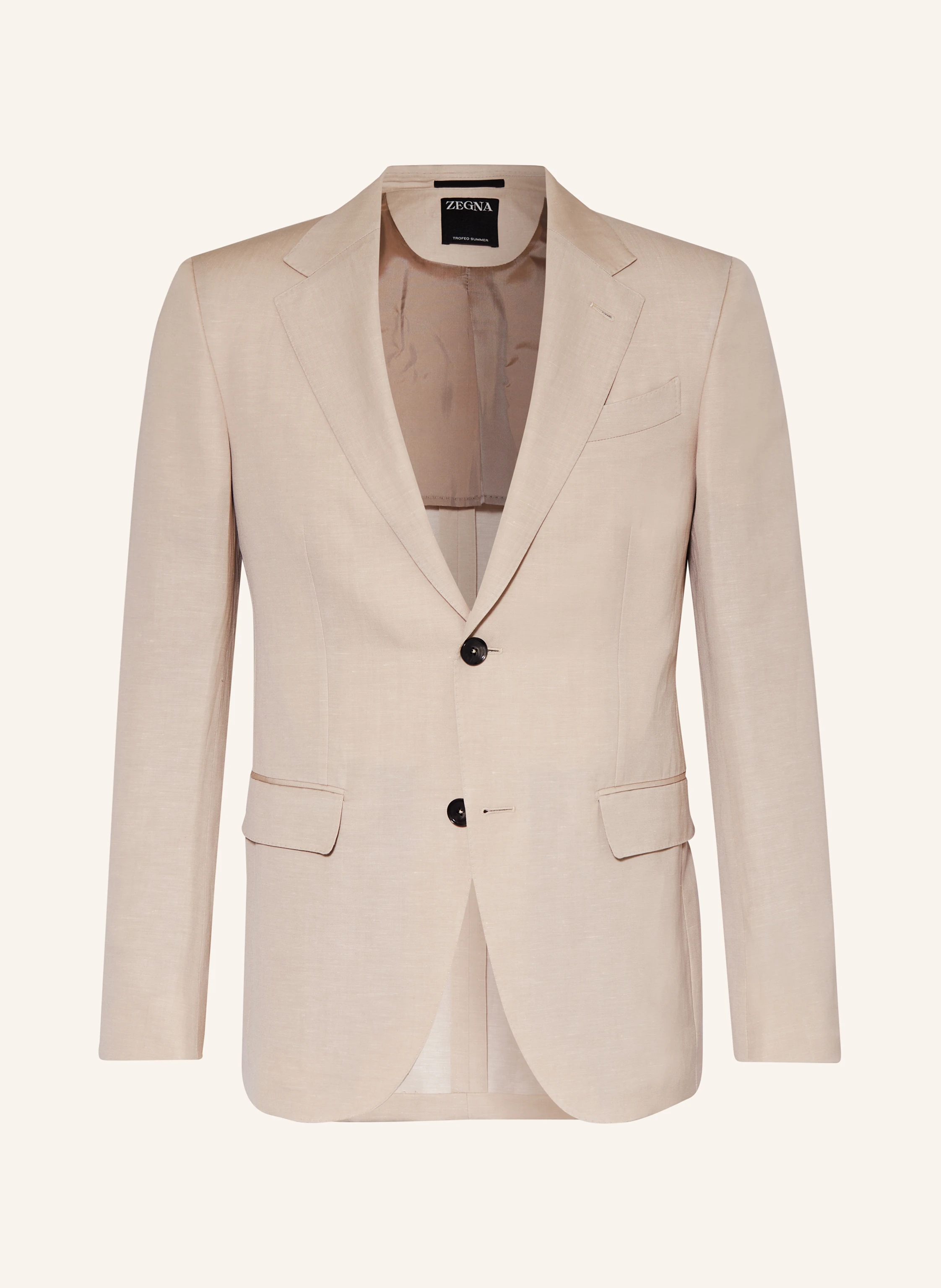 ZEGNA Anzugsakko Regular Fit mit Leinen