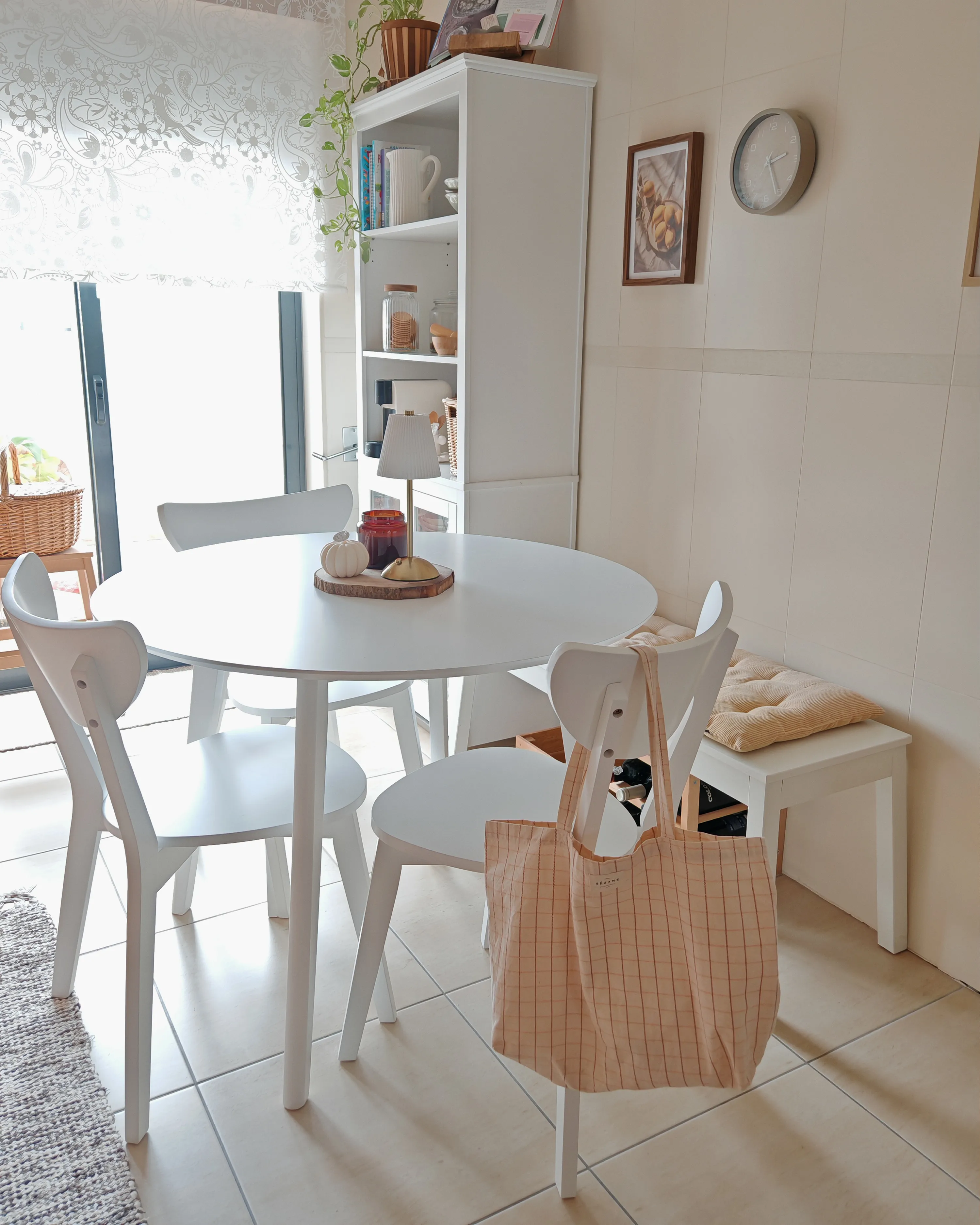 Set van 2 eetkamerstoelen ROXBY Wit