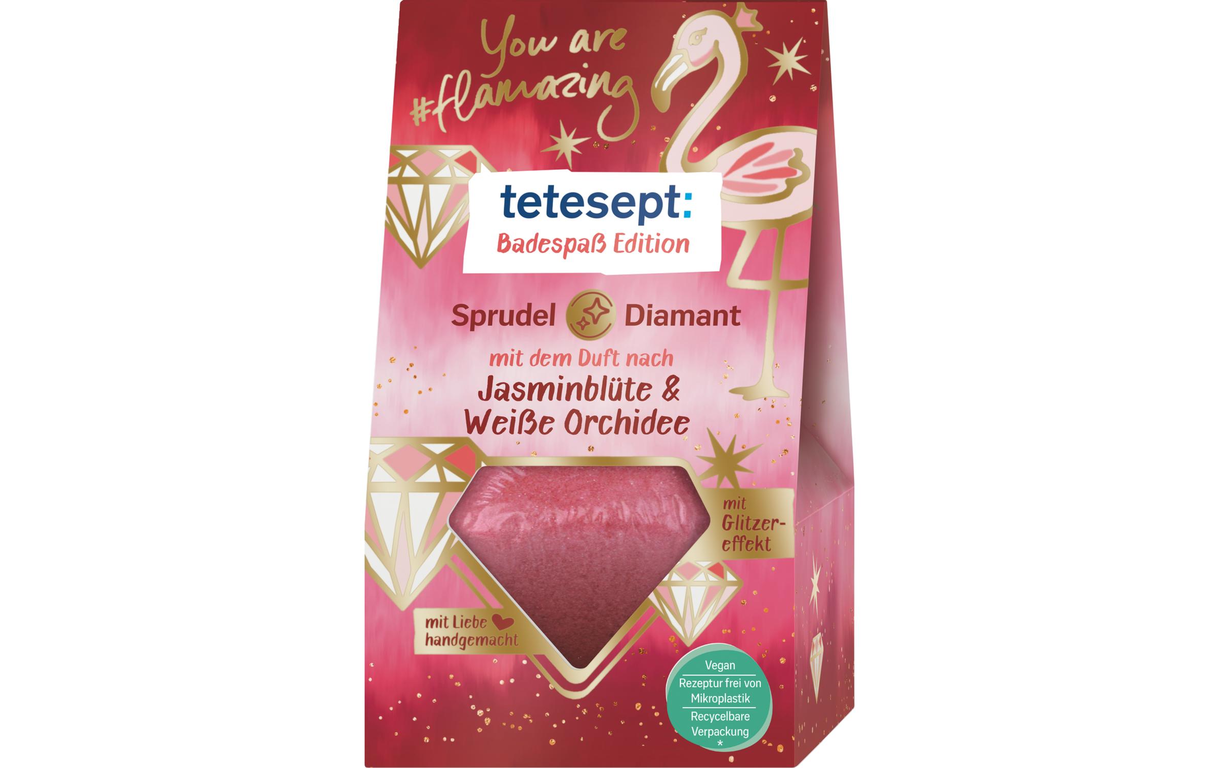 Badesalz Badespass Edition Sprudel-Diamant 100 gSprudeldiamant mit Glitzereffekt für Kinder