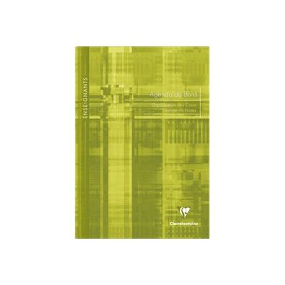 Clairefontaine - Agenda de bord enseignant rigide - A4 - 144 pages - disponible dans différentes couleurs
