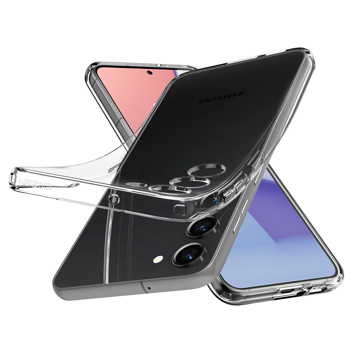 Samsung Galaxy S23 5G Liquid Crystal Case Gummi Hülle (ACS05708) - Transparent