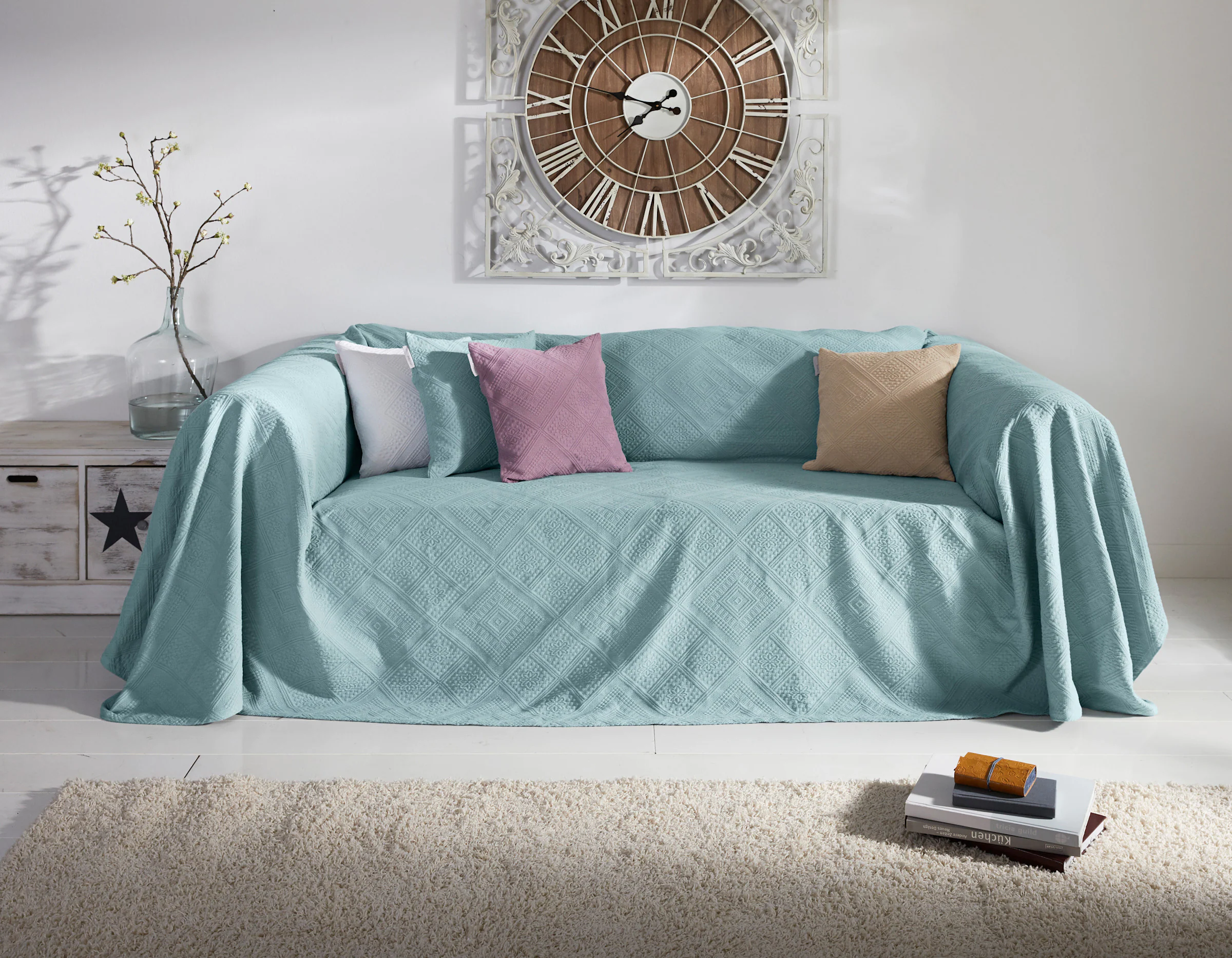 Pereira da Cunha Sofaüberwurf in mint