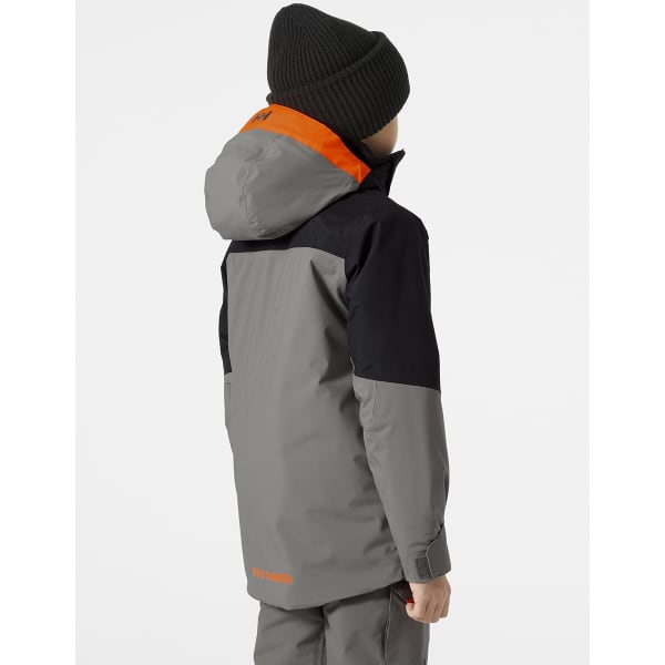 Veste de ski HELLY HANSEN JR SUMMIT JKT CONCRETE