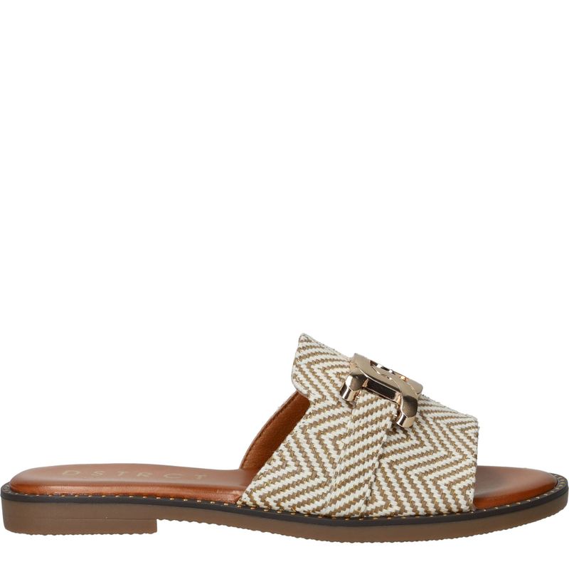 DSTRCT Slippers Goud Dames