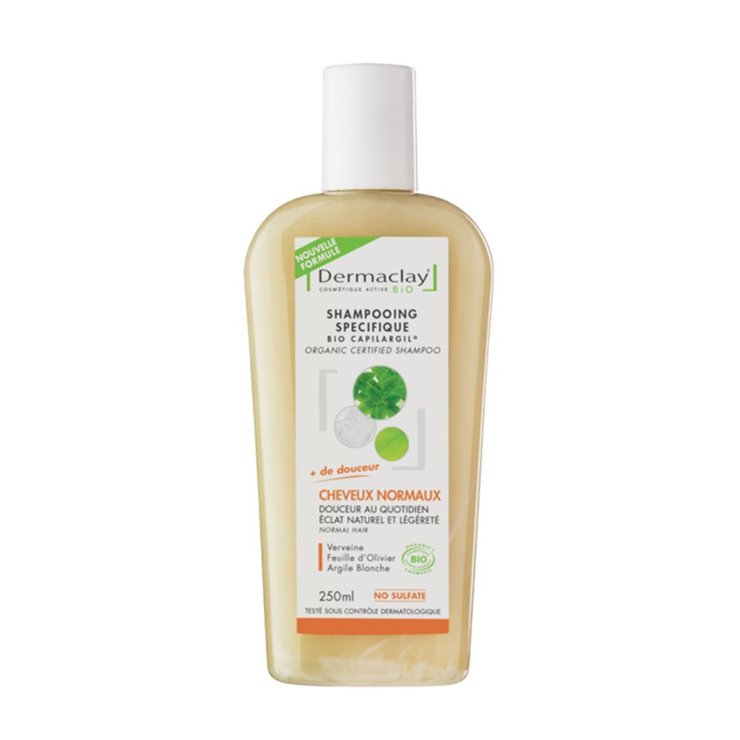 Shampooing Bio Au Quotidien Cheveux Normaux 250ml Dermaclay