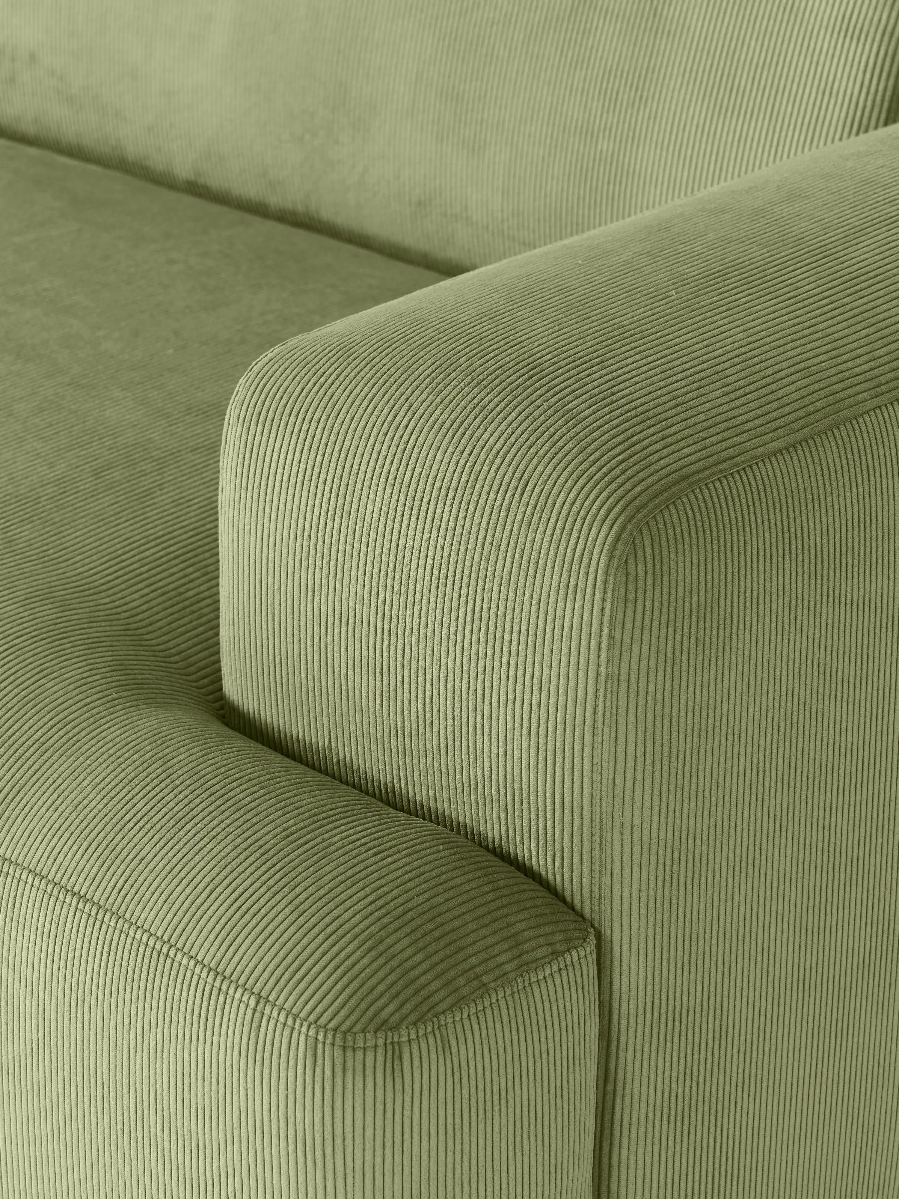 XL hoekbank Melva van corduroy