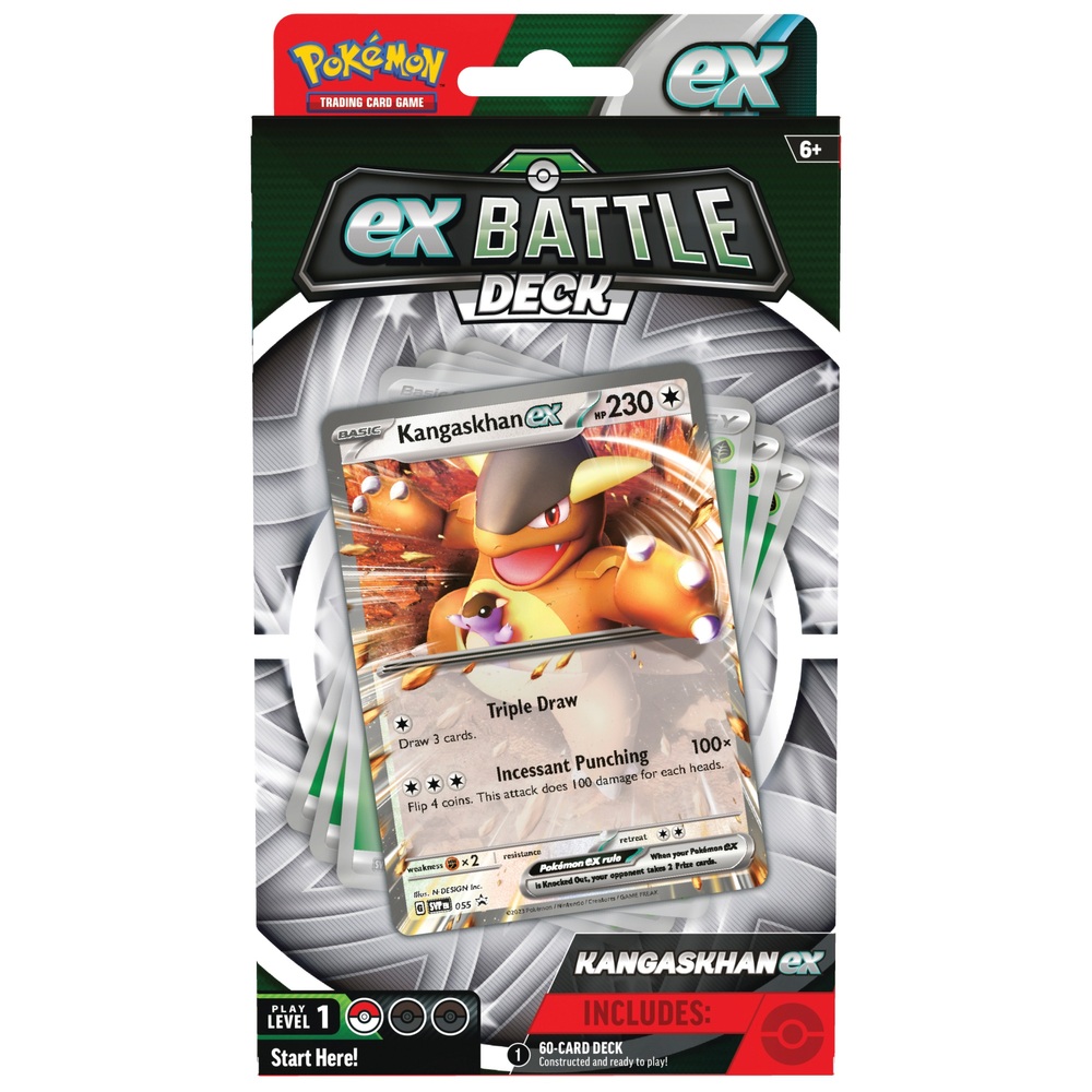 Pokémon-Sammelkartenspiel: EX-Kampfdeck Kangaskhan / Greninja Sortiment