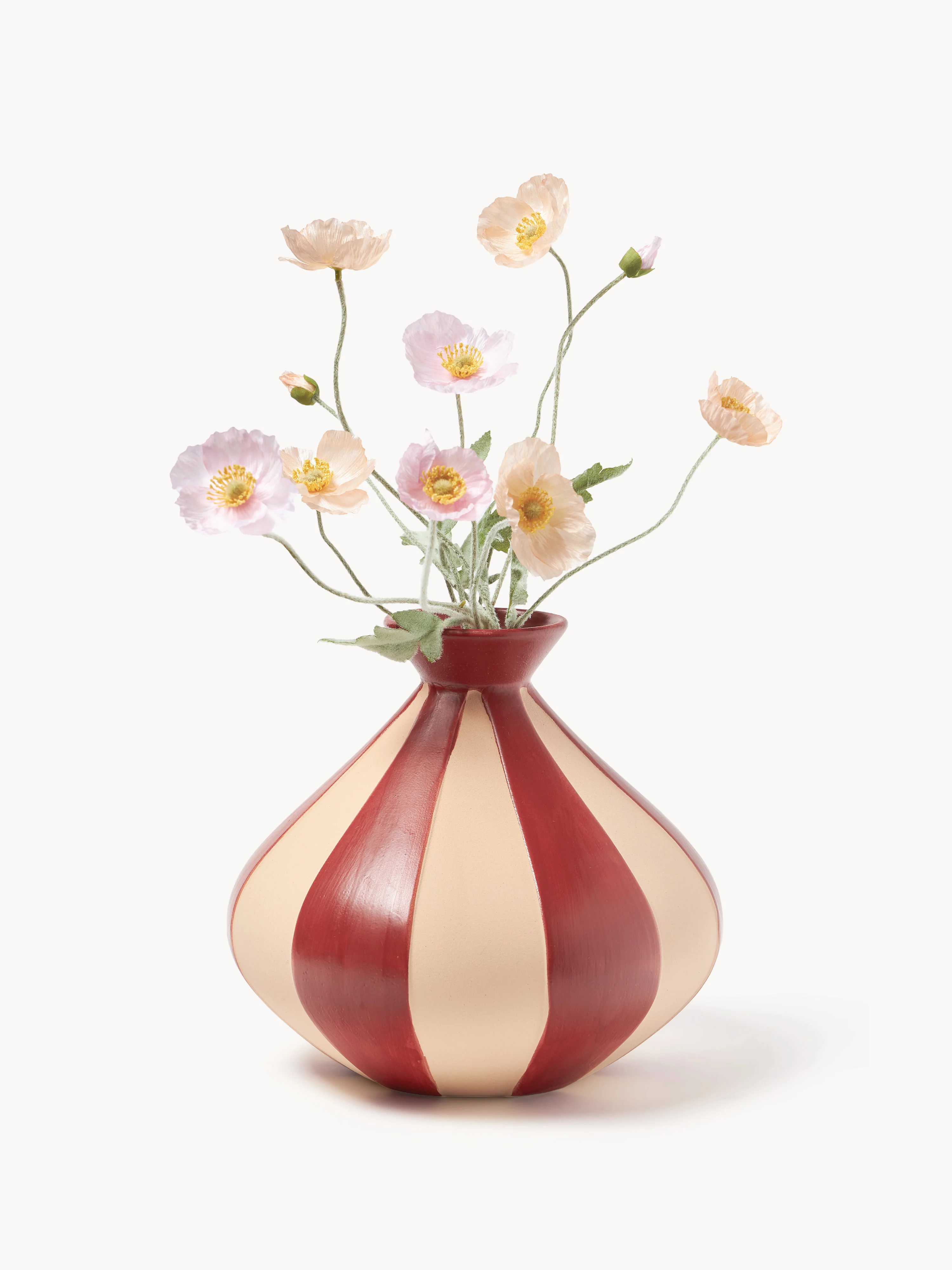 Handbeschilderde vaas Charly, H 27 cm