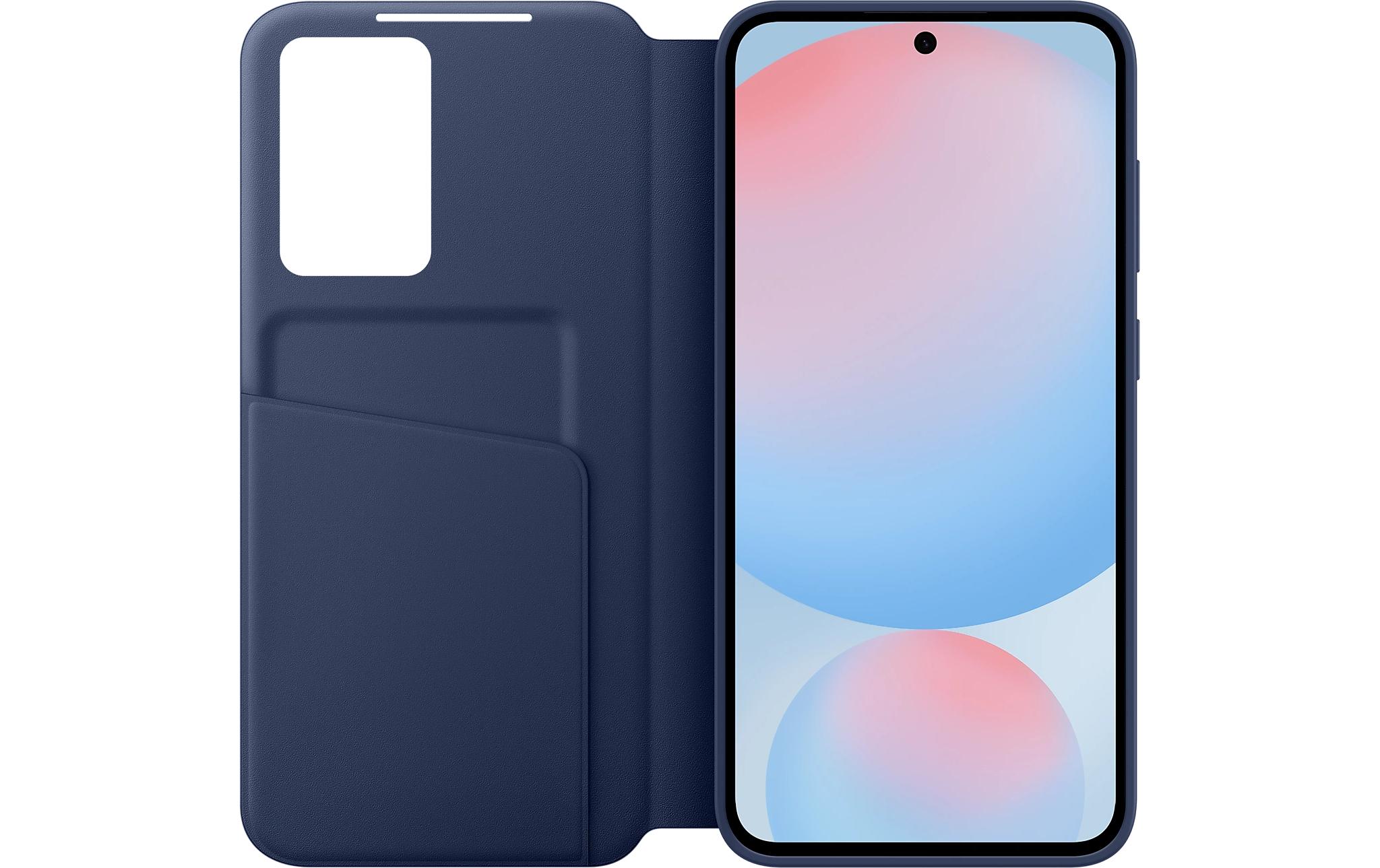 Back Cover Smart View Wallet Galaxy S24 FE BlauSchutzhülle für das Samsung Galaxy S24 FE