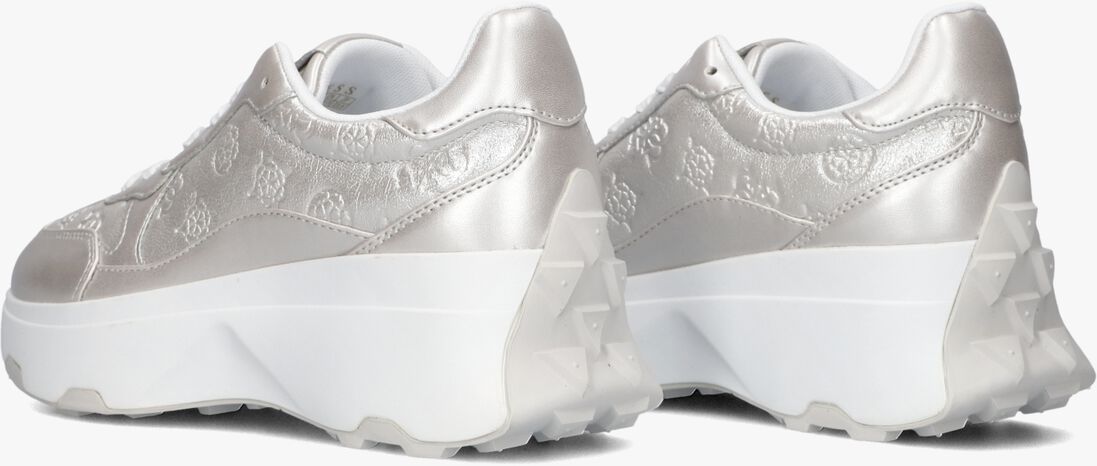 GUESS zilveren guess lage sneakers calebb