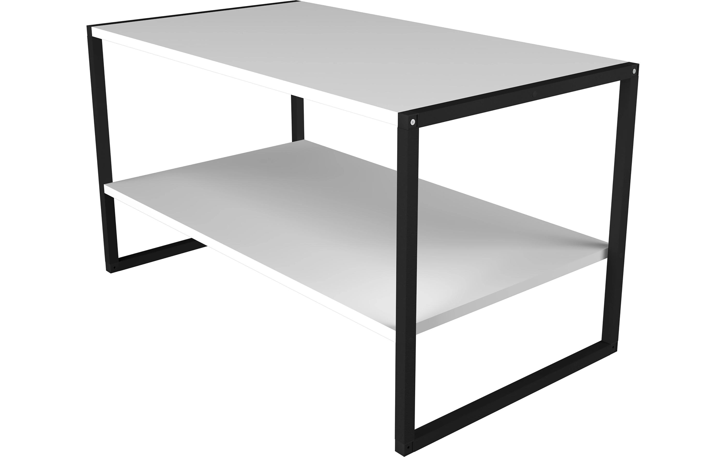 Couchtisch Insasi L 90.2 x 50.4 cm, WeissSofatisch