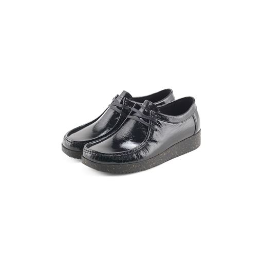 Nature Alba Patent Leather Sko, Black, 42