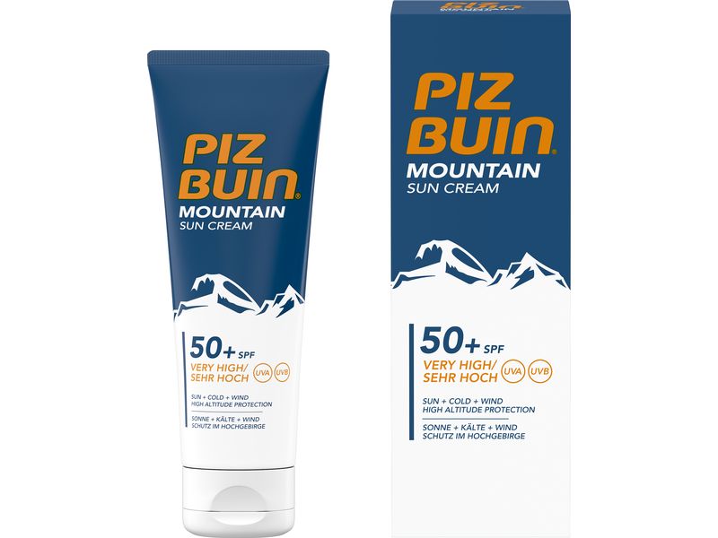 PIZ BUIN Sonnencreme Mountain LSF 50  50 ml Feuchtigkeitsspendender Sonnenschutz