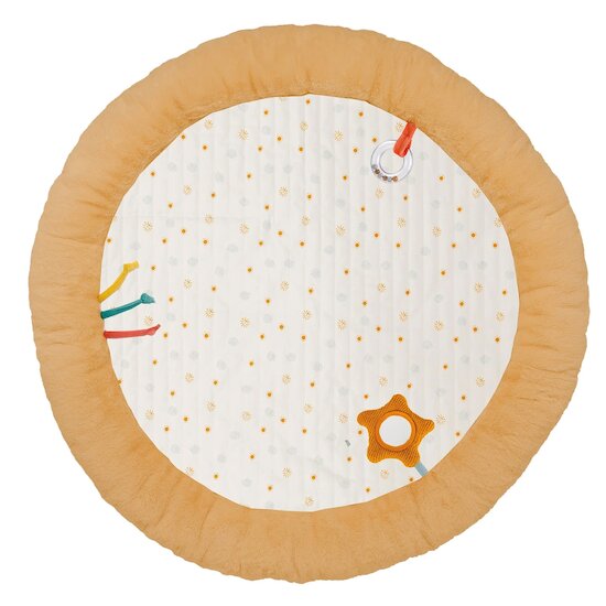 Félix et Léo Tapis pouf d'éveil avec arches   Beige        de               Nattou