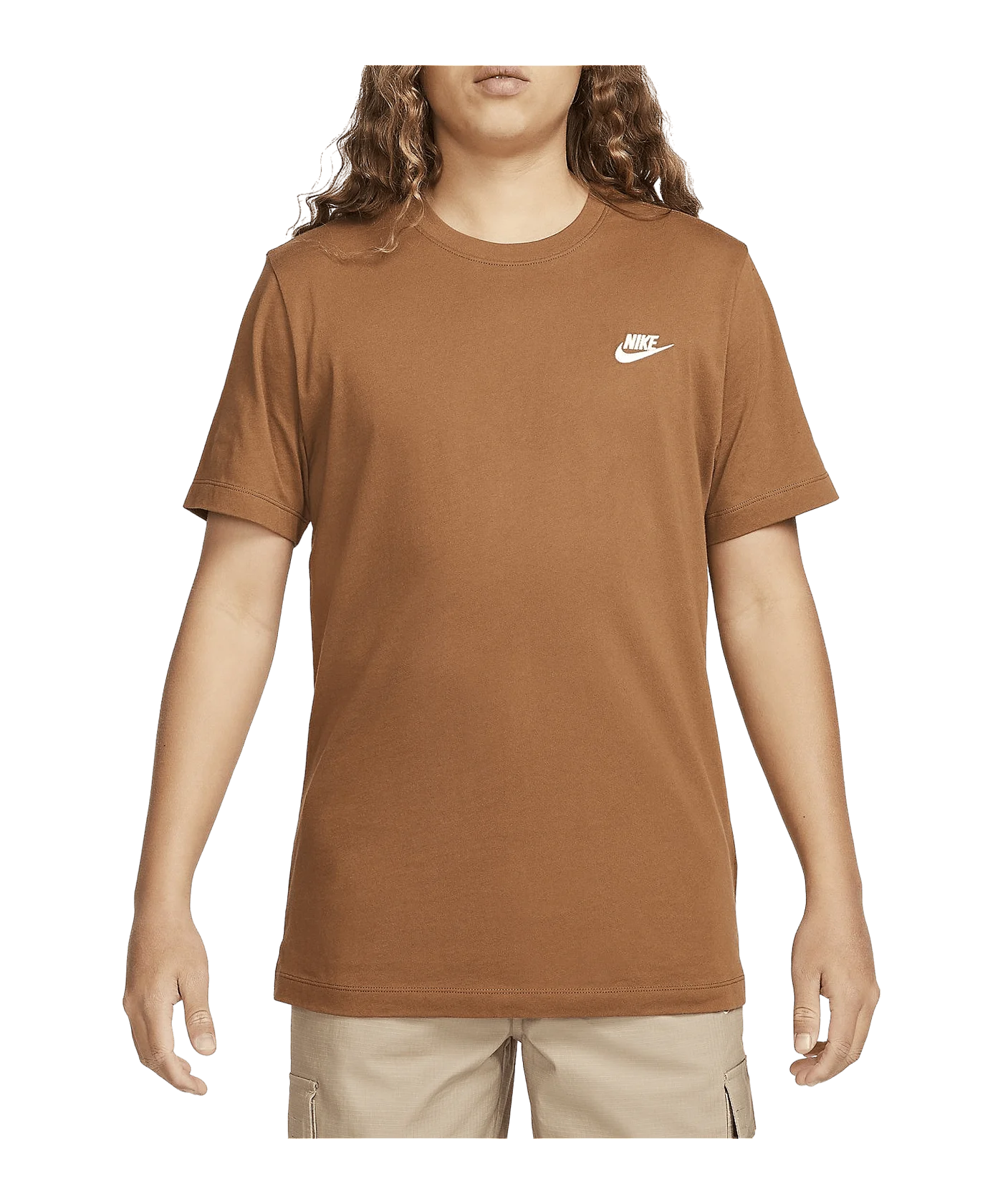 Nike Club T-Shirt Braun F281